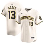 Eric Haase Milwaukee Brewers  Home Limited Player Jersey - Cream