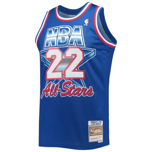 Clyde Drexler Western Conference Mitchell & Ness Hardwood Classics 1992 NBA All-Star Game Swingman Jersey - Royal