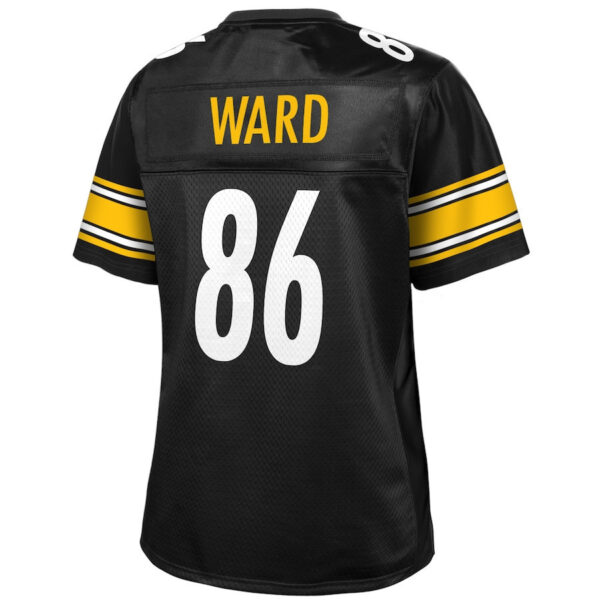 Hines Ward 86 Pittsburgh Steelers Pro Line Women Retired Jersey - Black