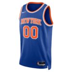 New York Knicks  Unisex Swingman Custom Jersey Blue - Icon Edition