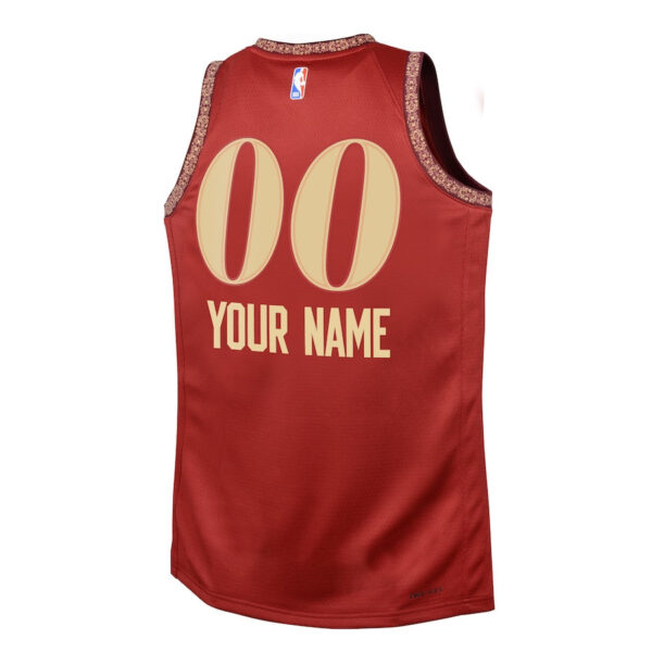 Cleveland Cavaliers 2023/24 City Edition Swingman Custom YOUTH Jersey - Wine