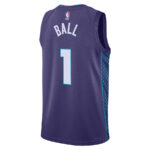 LaMelo Ball 1 Charlotte Hornets Unisex Swingman Jersey - Statement Edition - Purple