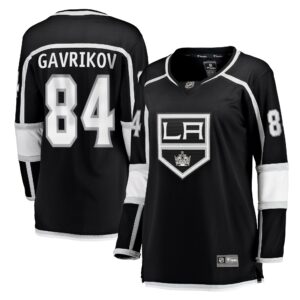 Vladislav Gavrikov Los Angeles Kings Women's Fanatics Home Breakaway Jersey - Black