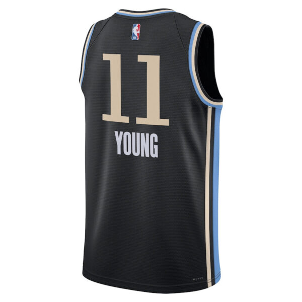 Trae Young 11 Atlanta Hawks 2023/24 City Edition Swingman Jersey - Black