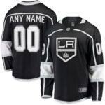 Los Angeles Kings Fanatics Home Breakaway Custom Jersey - Black