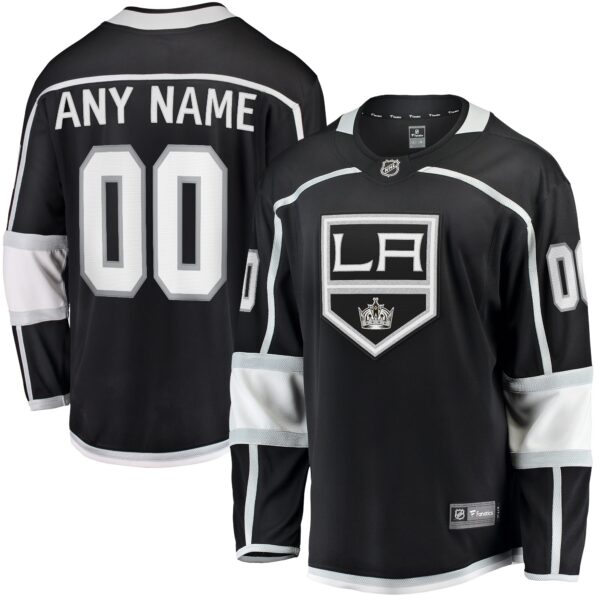 Los Angeles Kings Fanatics Home Breakaway Custom Jersey - Black