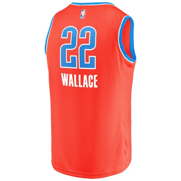 Cason Wallace Oklahoma City Thunder Fanatics Youth Fast Break Replica Player Jersey - Statement Edition - Orange