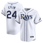 Zach Eflin 24 Tampa Bay Rays Home Limited Player Men Jersey - White