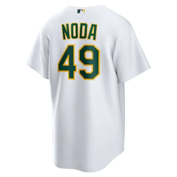 Ryan Noda 49 Oakland Athletics Home Men Jersey - White