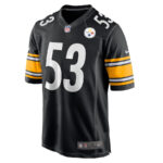 Kyron Johnson 53 Pittsburgh Steelers Game Men Jersey - Black