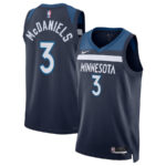 Jaden McDaniels 3 Minnesota Timberwolves Unisex Swingman Jersey - Icon Edition - Navy