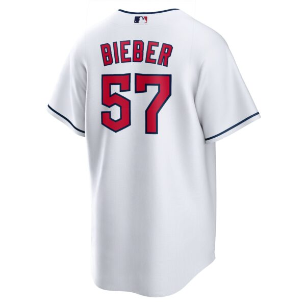 Shane Bieber Cleveland Guardians  Replica Player Jersey - White