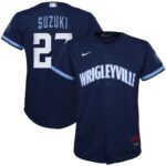 Seiya Suzuki Chicago Cubs  Preschool City Connect Script Replica Player Jersey - Navy