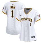 Pittsburgh Pirates  Women's #1 Mom Home Limited Jersey - White