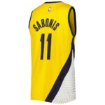 Domantas Sabonis Indiana Pacers Fanatics Fast Break Player Replica Jersey - Statement Edition - Gold
