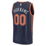 New York Knicks Fanatics Youth Fast Break Replica Custom Jersey - Statement Edition - Navy