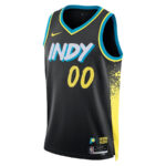 Bennedict Mathurin 00 Indiana Pacers 2023/24 City Edition Swingman Jersey - Black