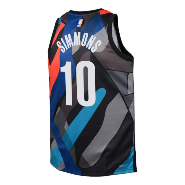 Ben Simmons 10 Brooklyn Nets 2023/24 City Edition Swingman YOUTH Jersey - Black