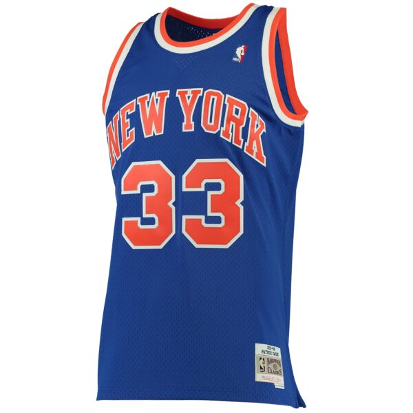 Patrick Ewing New York Knicks Mitchell & Ness 1991/92 Hardwood Classics Swingman Jersey - Blue