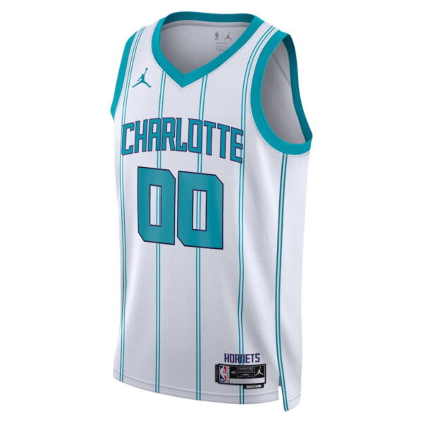 Charlotte Hornets 2023/24 Association Swingman Custom Men Jersey - White