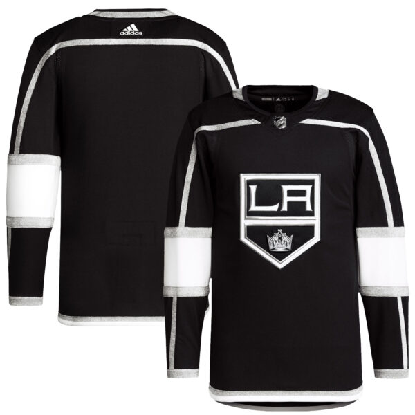 Los Angeles Kings adidas Men's Home Primegreen Authentic Blank Jersey - Black