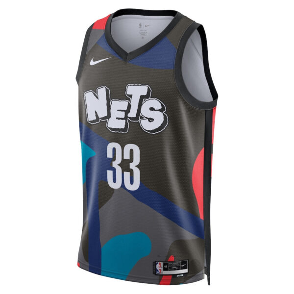 Nic Claxton 33 Brooklyn Nets 2023/24 City Edition Swingman Jersey - Black