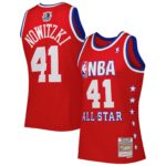 Dirk Nowitzki Western Conference Mitchell & Ness 2003 All Star Game Swingman Jersey - Red