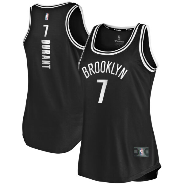 Kevin Durant Brooklyn Nets Fanatics Women's Fast Break Tank Jersey Black - Icon Edition