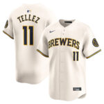 Rowdy Tellez 11 Milwaukee Brewers Home Limited Player Men Jersey - Cream