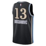 Bogdan Bogdanović 13 Atlanta Hawks 2023/24 City Edition Swingman Jersey - Black