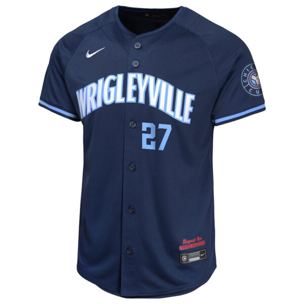 Seiya Suzuki 27 Chicago Cubs City Connect Limited YOUTH Jersey - Navy
