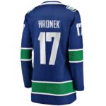 Filip Hronek Vancouver Canucks Women's Fanatics Home Breakaway Jersey - Blue