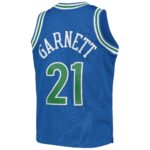 Kevin Garnett Minnesota Timberwolves Mitchell & Ness Youth 1995-96 Hardwood Classics Swingman Jersey - Blue