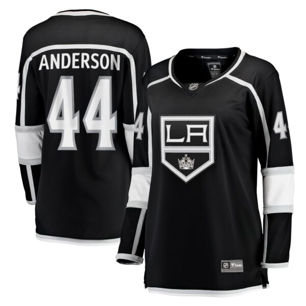 Mikey Anderson Los Angeles Kings Fanatics Women's Home Breakaway Player Jersey - Black