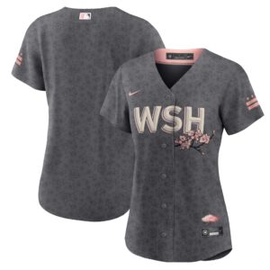 Washington Nationals  Women's City Connect Replica Team Jersey - Gray