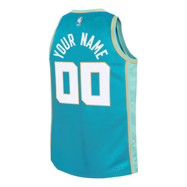 Charlotte Hornets 2023/24 City Edition Swingman Custom YOUTH Jersey - Teal