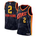 Shai Gilgeous-Alexander 2 Oklahoma City Thunder 2023/24 City Edition Swingman Jersey - Navy