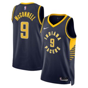 T.J. McConnell Indiana Pacers  Unisex Swingman Replica Jersey - Icon Edition - Navy