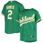 Khris Davis Oakland Athletics  Youth Alternate Replica Jersey - Green