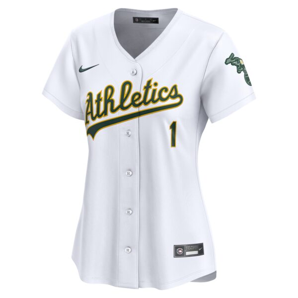 Oakland Athletics  Women's #1 Mom Home Limited Jersey - White