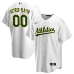 Oakland Athletics  Home Pick-A-Player Retired Roster Replica Jersey - White