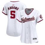 CJ Abrams Washington Nationals  Women's Home Limited Player Jerseyu00c2u00a0u00e2u20acu201c White