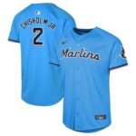 Jazz Chisholm Jr. Miami Marlins  Youth Alternate Limited Player Jerseyu00c2u00a0u00e2u20acu201c Blue