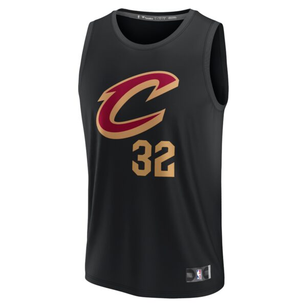 Dean Wade Cleveland Cavaliers Fanatics Youth Fast Break Replica Player Jersey - Statement Edition - Black