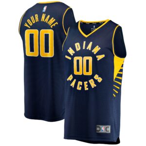 Indiana Pacers Fanatics Fast Break Custom Replica Jersey - Icon Edition - Navy