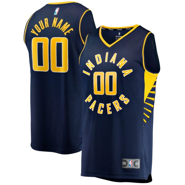 Indiana Pacers Fanatics Fast Break Custom Replica Jersey - Icon Edition - Navy