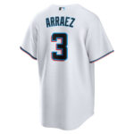 Luis Arraez 3 Miami Marlins Home Men Jersey - White