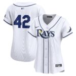 Tampa Bay Rays  Women's 2024 Jackie Robinson Day Home Limited Jerseyu00c2u00a0u00e2u20acu201c White