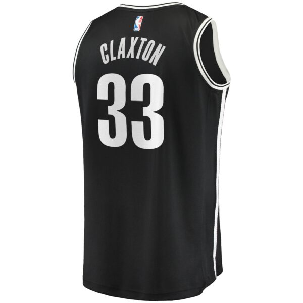 Nicolas Claxton Brooklyn Nets Fanatics Fast Break Replica Jersey - Icon Edition - Black