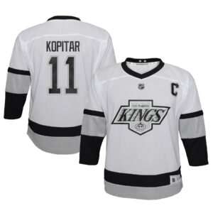 Anze Kopitar Los Angeles Kings Toddler 2021/22 Alternate Replica Player Jersey - White